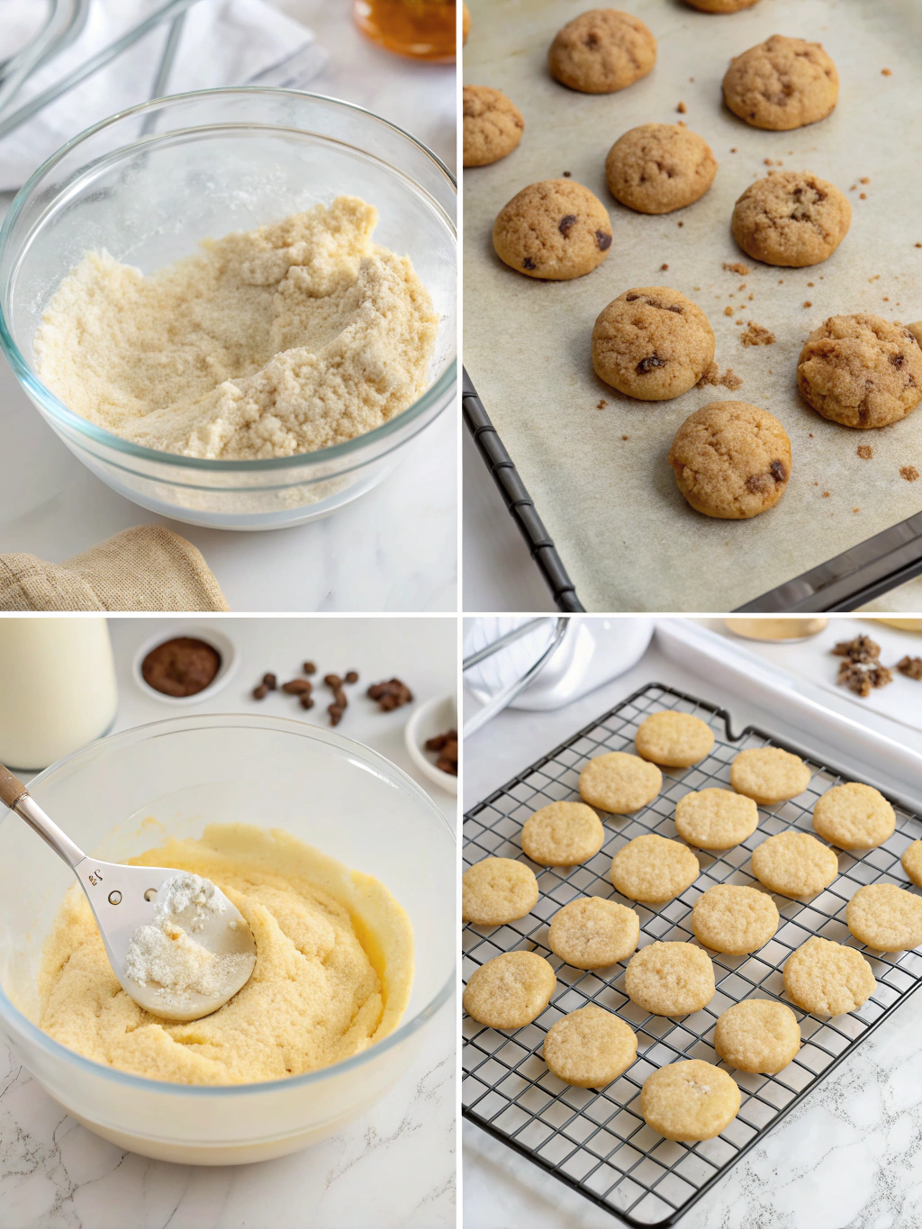 cookies moelleux preparing steps
