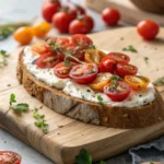 Sourdough Cherry Tomato Toast: A Delicious Vegan Brunch Recipe