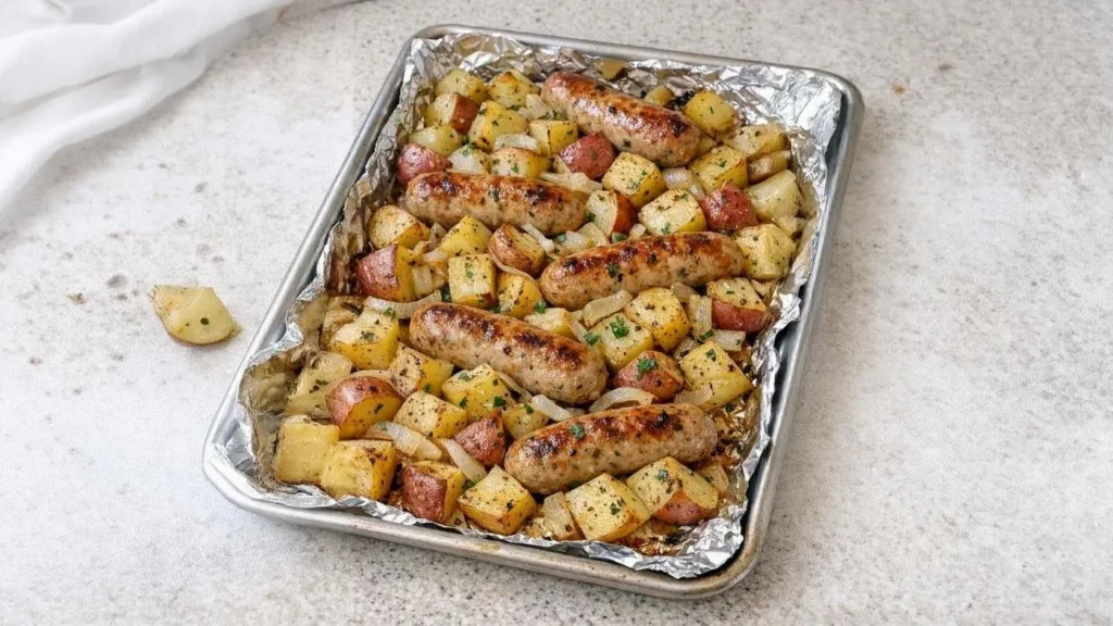 Sheet Pan Italian Chicken Sausage and Potatoes: An Easy One-Pan Dinner