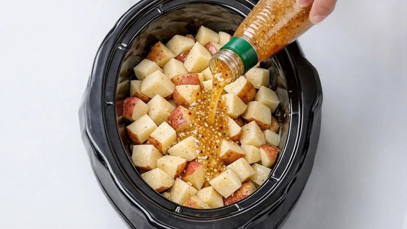 Effortless Slow Cooker Italian Herb Potatoes: A Flavorful Side Dish