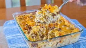 Easy 3-Ingredient Sausage Cream Cheese Casserole: A Flaky Delight