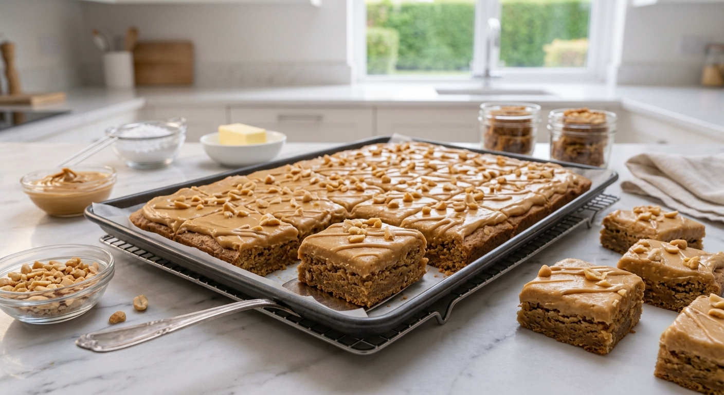 Ultimate Peanut Butter Lunch Lady Cookie Bars Recipe