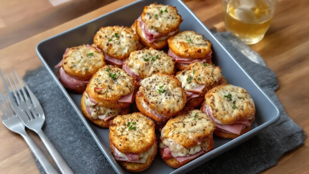 Cheesy Baked Ham and Ritz Bites: The Ultimate Party Snack