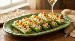 Cozy Grandma’s Martini Sticks: The Ultimate Cream Cheese Stuffed Celery Recipe
