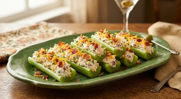 Cozy Grandma’s Martini Sticks: The Ultimate Cream Cheese Stuffed Celery Recipe