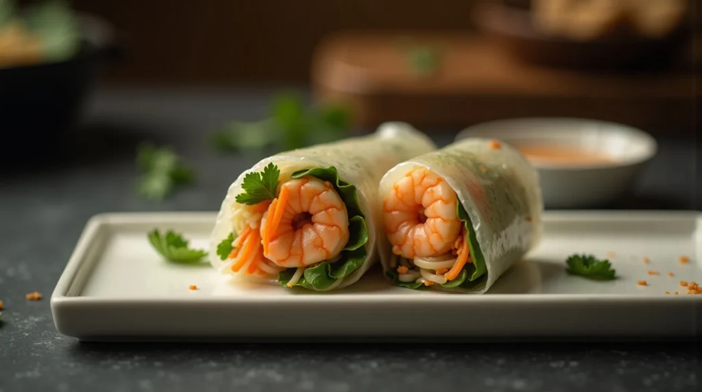 Fresh Rice Shrimp Rolls: A Light Classic
