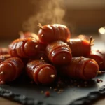 Bacon Wrapped Smokies with Brown Sugar