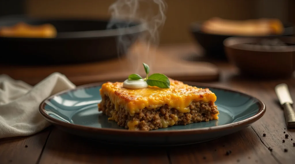 The Ultimate Cheesy Hamburger Potato Casserole Recipe