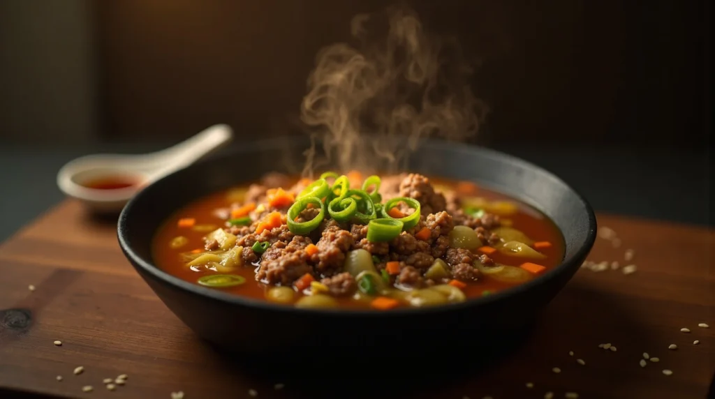 Restaurant-Quality Egg Roll Soup