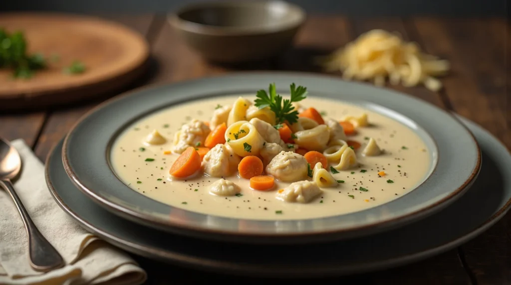 Creamy Chicken Alfredo Soup Recipe