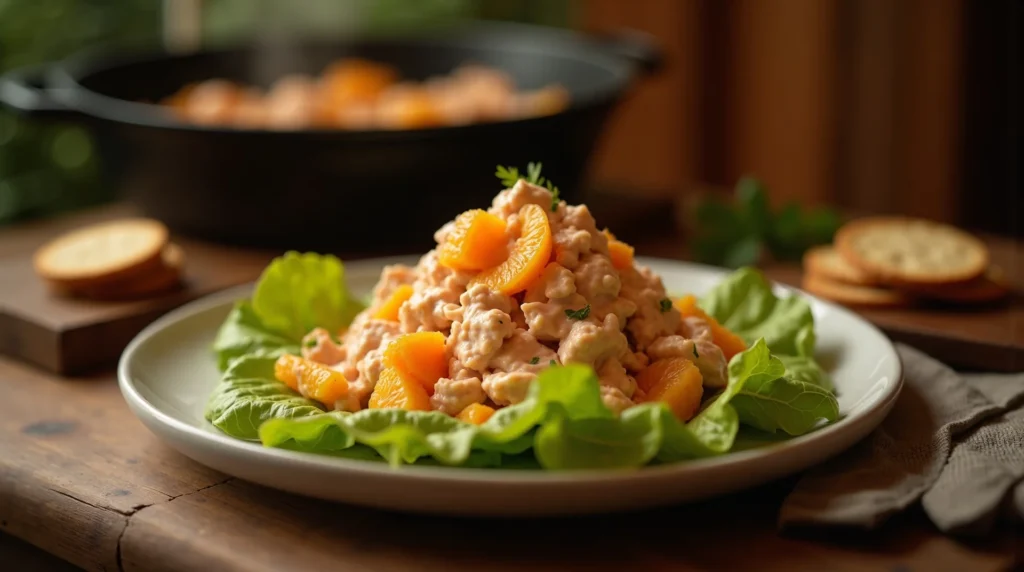 The Ultimate Creamy Chicken Salad with Mandarin Oranges