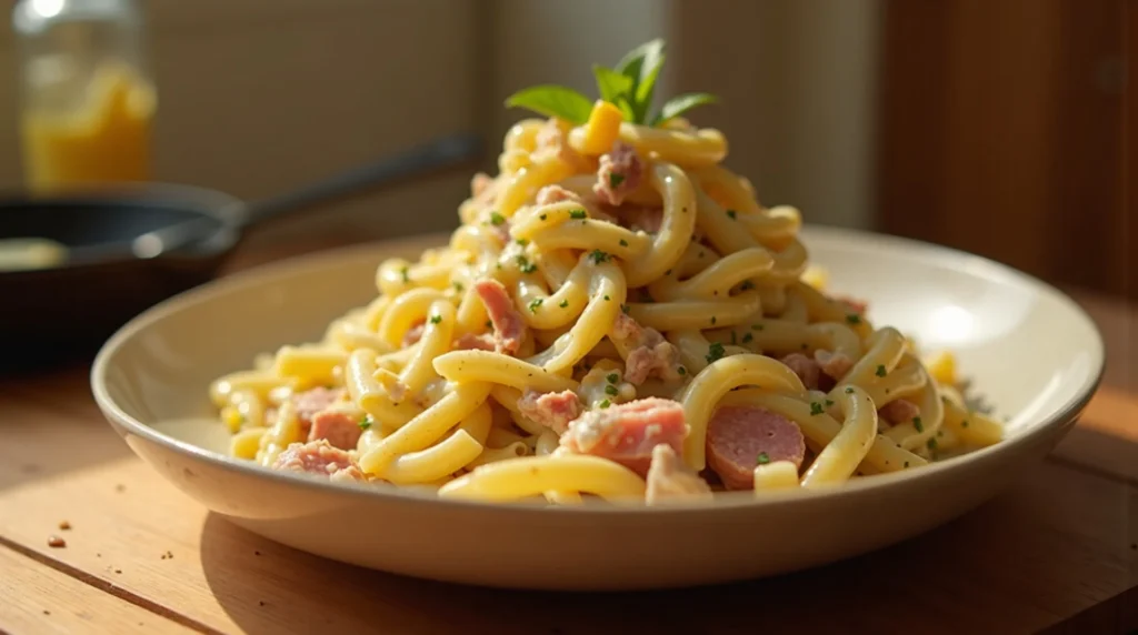 The Ultimate Creamy Ham Pasta Salad Recipe