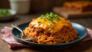 Taco Spaghetti Bake Recipe
