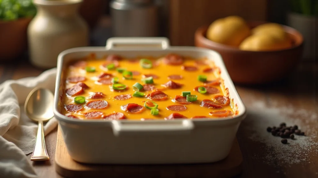 Hearty Kielbasa Pierogies Casserole Recipe