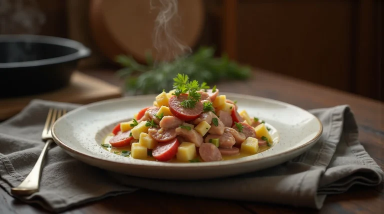 Homemade German Meat Salad Recipe