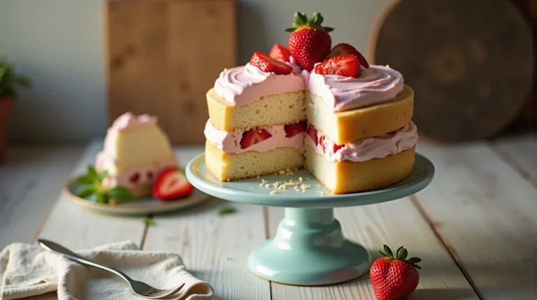 Strawberry Angel Cake Recipe