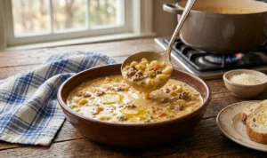 The Ultimate Comfort: Cheeseburger Macaroni Soup Recipe