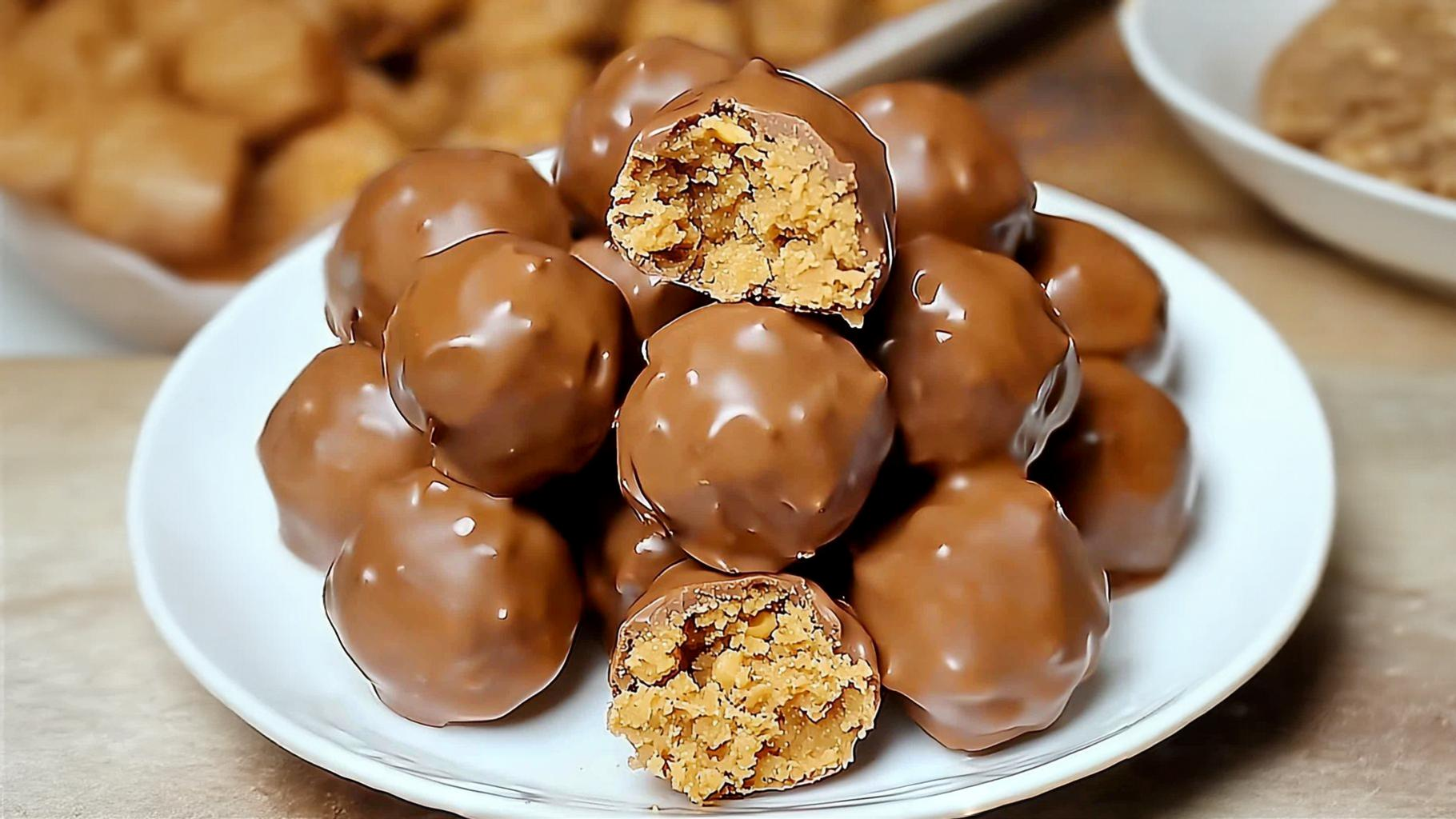 Crunchy Chocolate Peanut Butter Butterfinger Balls