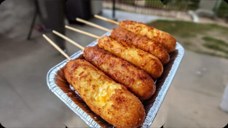 Spicy Cheddar Corn Dogs: The Ultimate State Fair Crunch