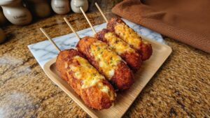 Spicy Cheddar Corn Dogs: The Ultimate State Fair Crunch