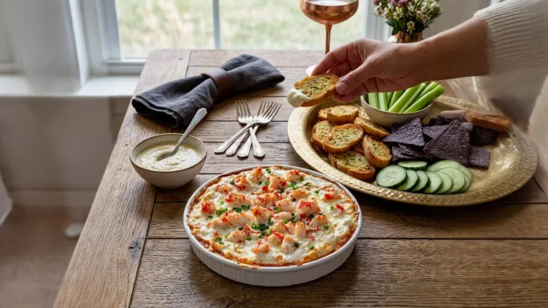Restaurant-Quality Baked Creamy Crab Dip