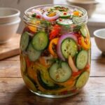 Tangy Refrigerator Pickle Salad: Vibrant Vegetable Crunch