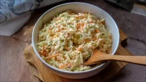 Classic Creamy Coleslaw, Just Like Your Favorite Fast Food Spot