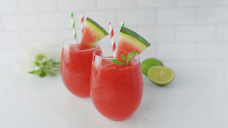 Watermelon Slushie Recipe (Refreshing Summer Drink)