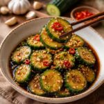Korean Soy Marinated Cucumber Recipe (Quick & Refreshing)