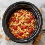 Amish Slow Cooker Tomato Noodle Soup