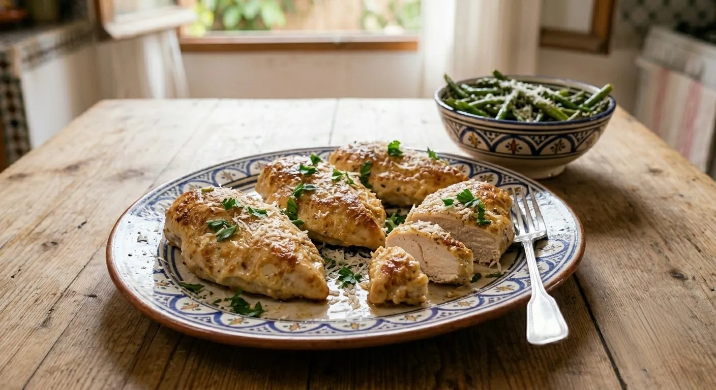 Mayonnaise and Parmesan Chicken