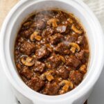 Fall-Apart Slow Cooker Mushroom Beef Tips