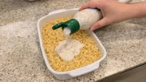 Effortless 4-Ingredient Amish Ranch Macaroni Bake