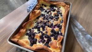Blueberry Dutch Baby Pancake Recipe
