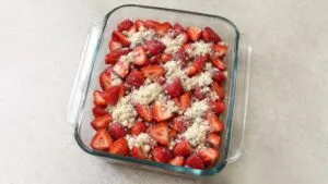Baked Strawberry Dessert Recipe (Easy 4-Ingredient)
