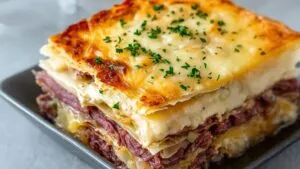 Corned Beef Reuben Bake Recipe (Comfort Casserole)