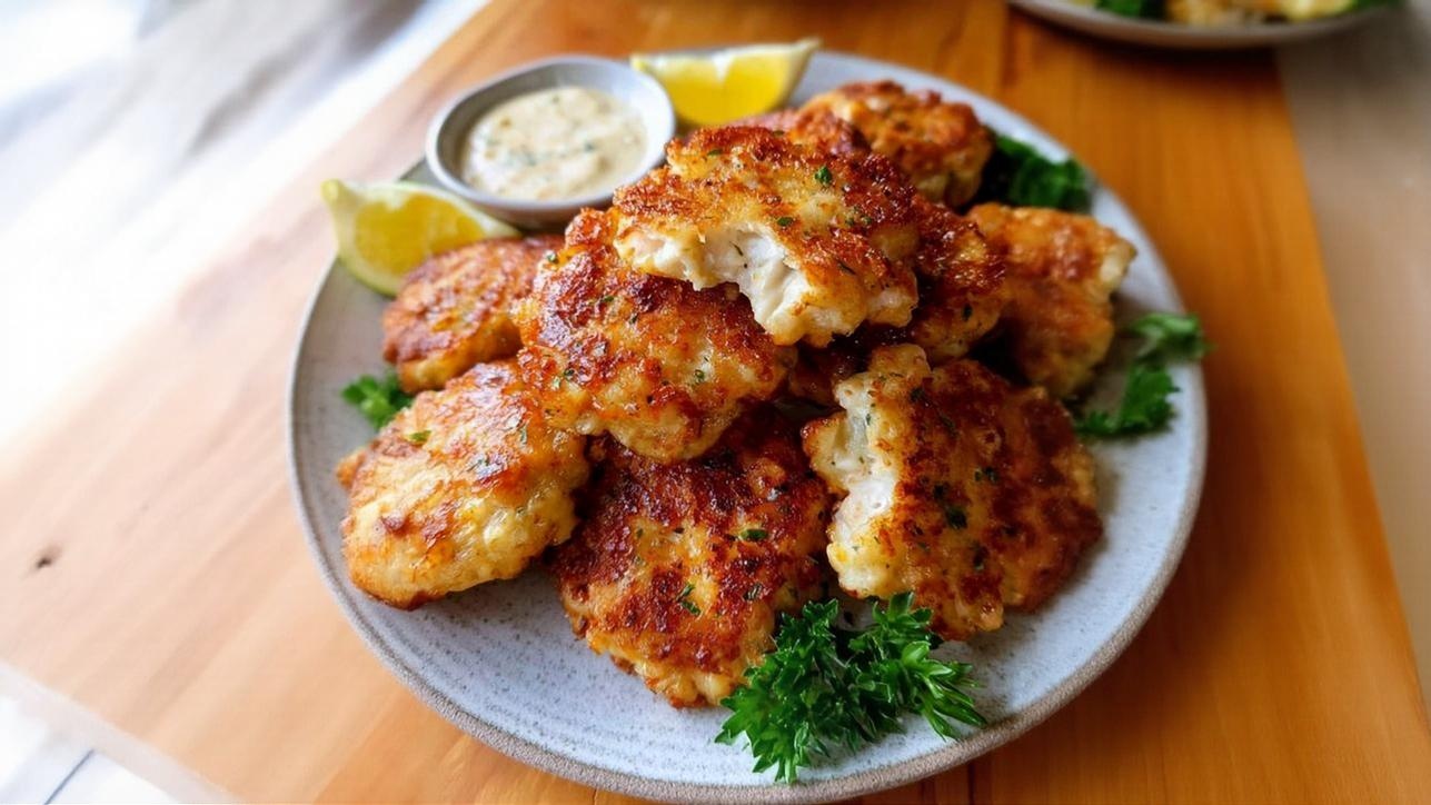 Crispy Chicken Fritters Recipe (Golden & Juicy)