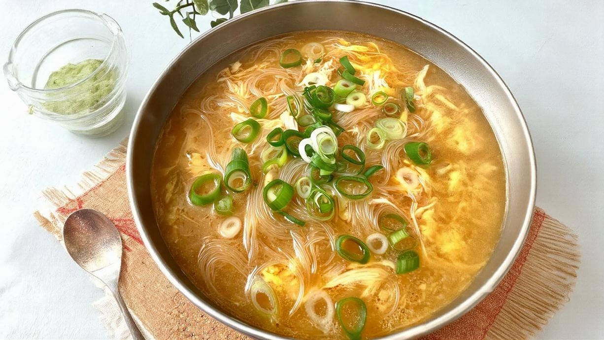 Hawaiian Chicken Long Rice Soup Recipe (Comforting Noodle)