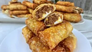 Nacho Egg Rolls Recipe (Crispy & Cheesy)