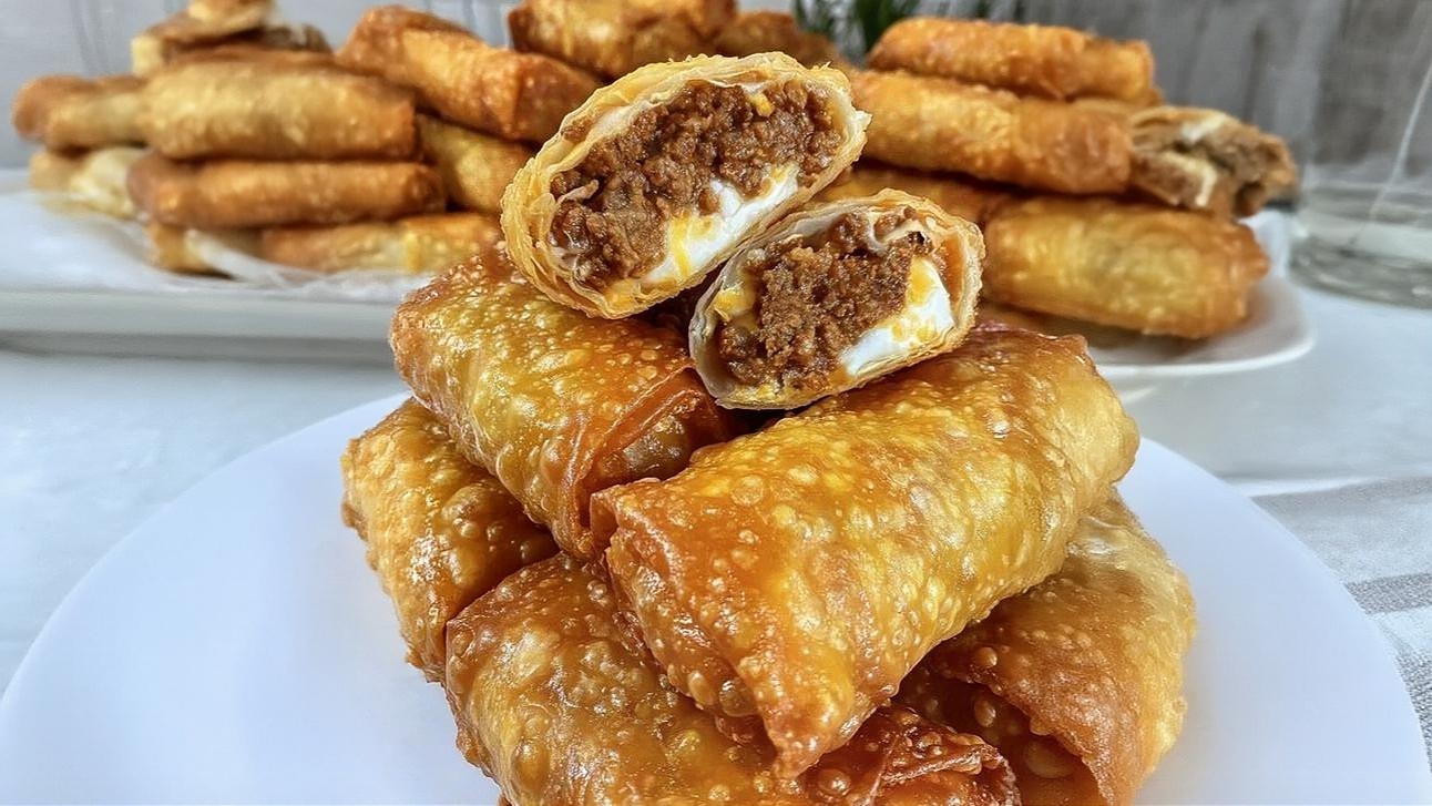 Nacho Egg Rolls Recipe (Crispy & Cheesy)