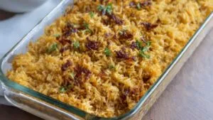 Stick Of Butter Baked Rice Recipe (Golden & Fluffy)