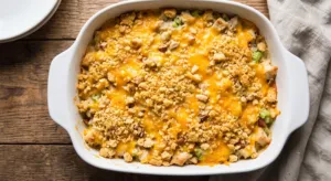 Hot Chicken Salad Recipe (Creamy Baked Casserole)
