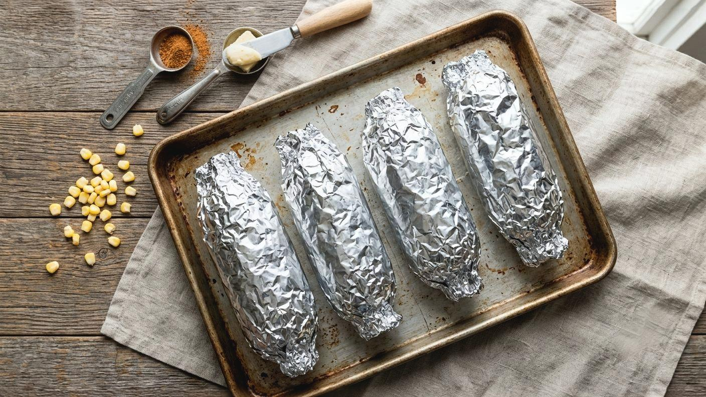 Roasted Corn on the Cob Recipe (Easy Oven)