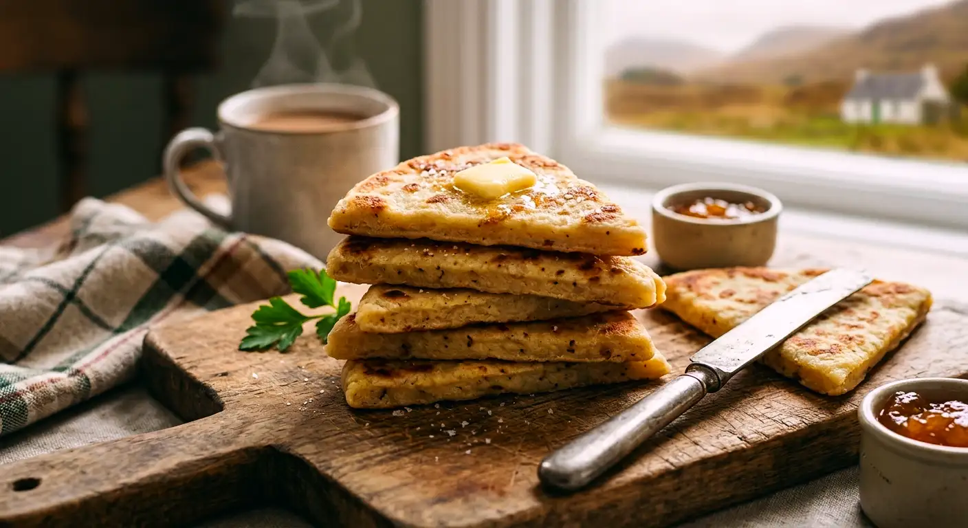 Scotland Potato Scone Recipe (Traditional Tattie Scones)