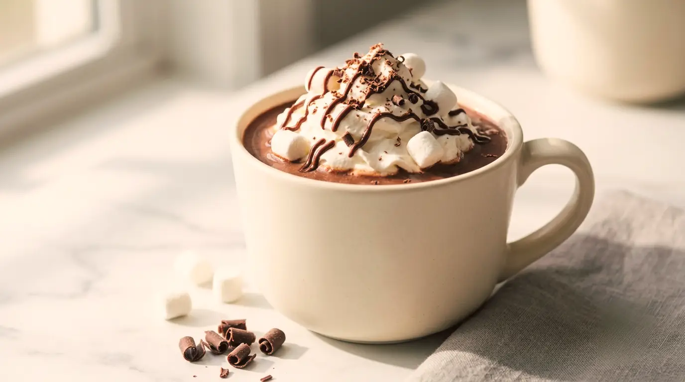 Slow Cooker Hot Chocolate Recipe (Creamy Dreamy)