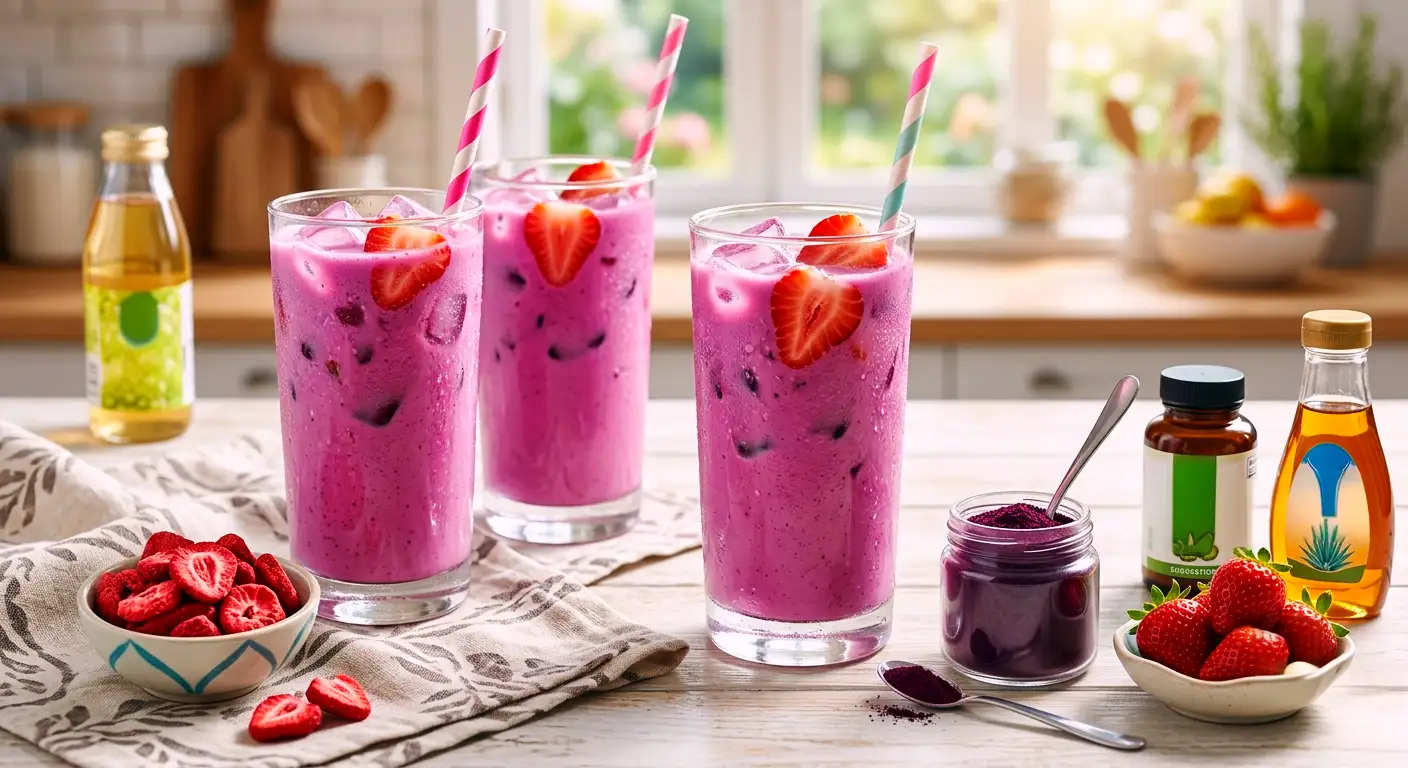 Strawberry Acai Refresher Recipe (Homemade Starbucks Style)