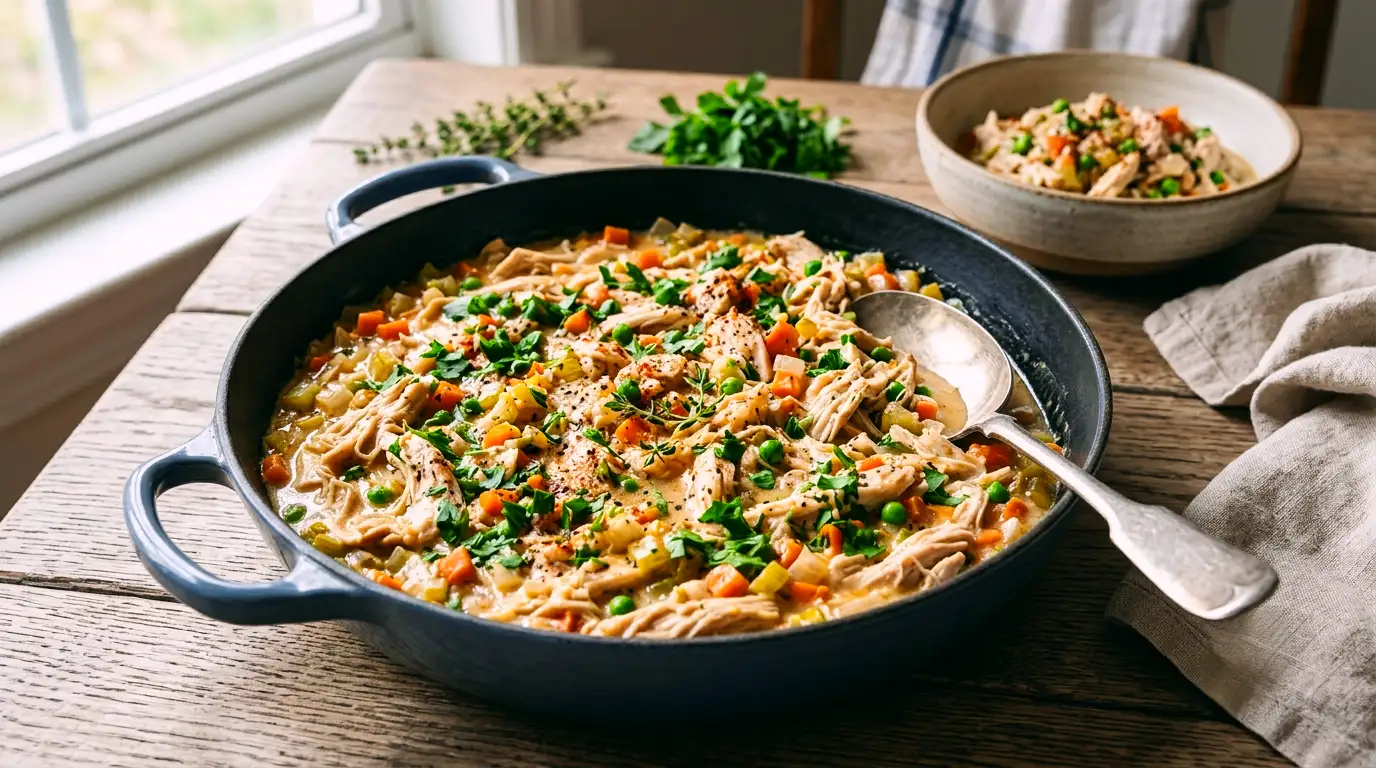 Canned Chicken Recipe (Comforting Skillet Meal)