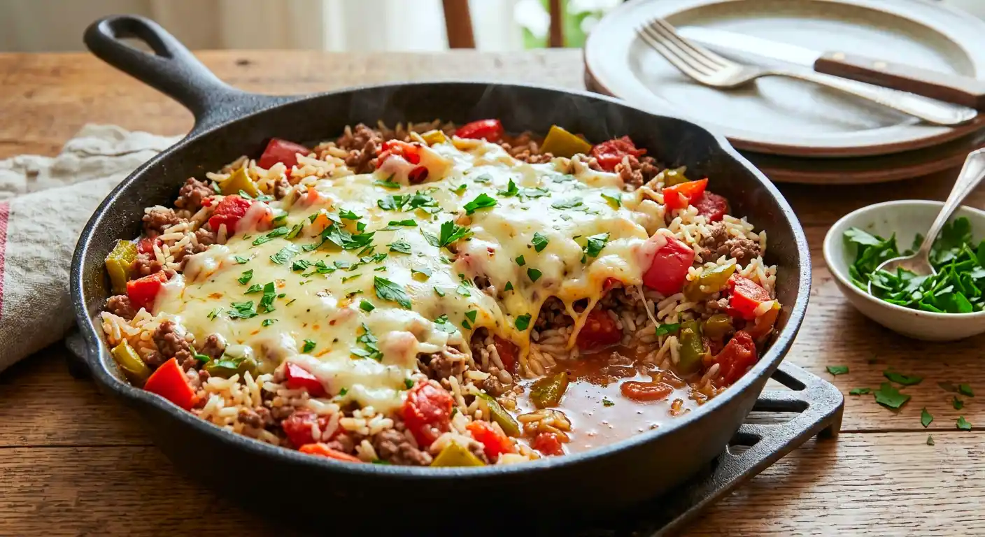 Unstuffed Peppers Recipe (One-Pan Skillet Meal)