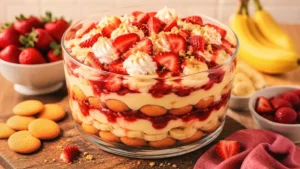 Southern Strawberry Banana Pudding Recipe (Creamy Layers)