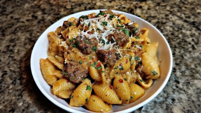 Paprika Steak Shells Recipe (Hearty Stuffed Pasta)